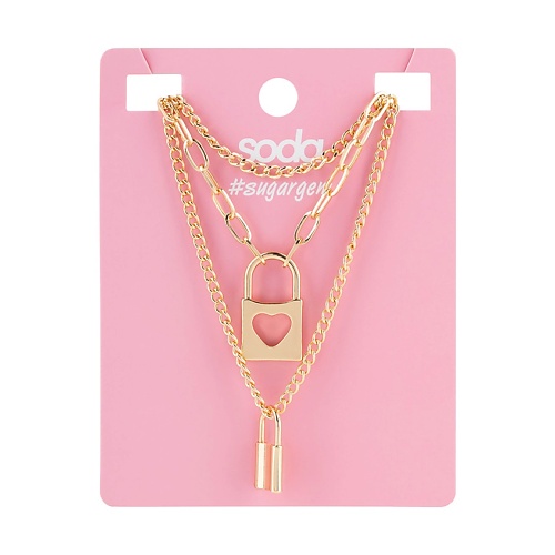 SODA Ожерелье CHAIN 3-IN-1 GOLDEN COLOR #sugargem, Ожерелье CHAIN 3-IN-1 GOLDEN COLOR #sugargem
SODA Ожерелье CHAIN 3-IN-1 GOLDEN COLOR #sugargem, Ожерелье CHAIN 3-IN-1 GOLDEN COLOR #sugargem