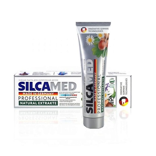 SILCAMED Зубная паста против кровоточивости десен Natural Extrakte 100.0, Зубная паста против кровоточивости десен Natural Extrakte
SILCAMED Зубная паста против кровоточивости десен Natural Extrakte 100.0, Зубная паста против кровоточивости десен Natural Extrakte