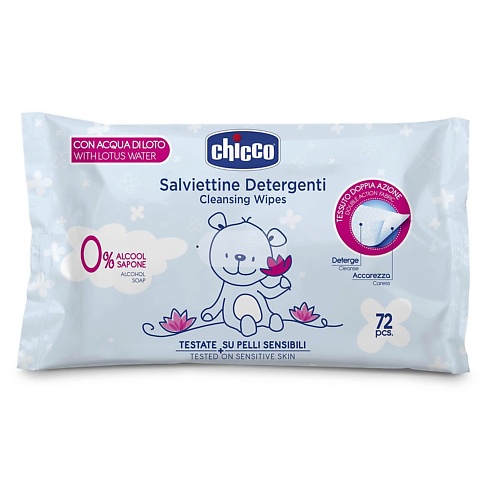 CHICCO Влажные очищающие салфетки, без клапана 72, Влажные очищающие салфетки, без клапана
CHICCO Влажные очищающие салфетки, без клапана 72, Влажные очищающие салфетки, без клапана