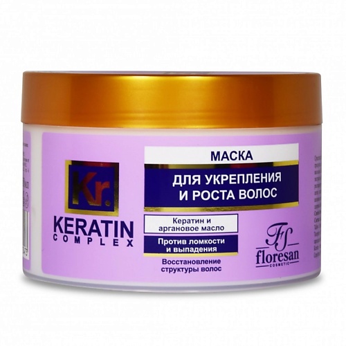 FLORESAN Маска для укрепления и роста волос Кератиновая 450, Маска для укрепления и роста волос Кератиновая
FLORESAN Маска для укрепления и роста волос Кератиновая 450, Маска для укрепления и роста волос Кератиновая