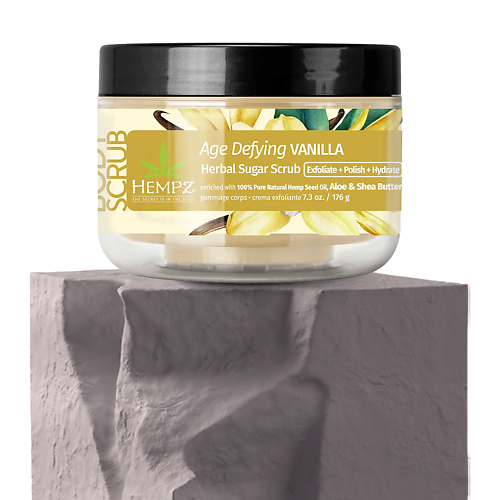 HEMPZ Скраб сахарный для тела Антивозрастной /Age Defying Vanilla Herbal Sugar Scrub 176.0, Скраб сахарный для тела Антивозрастной /Age Defying Vanilla Herbal Sugar Scrub
HEMPZ Скраб сахарный для тела Антивозрастной /Age Defying Vanilla Herbal Sugar Scrub 176.0, Скраб сахарный для тела Антивозрастной /Age Defying Vanilla Herbal Sugar Scrub