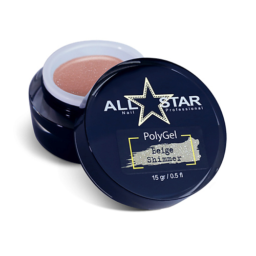 ALL STAR PROFESSIONAL PolyGel "White Shimmer" для моделирования и укрепления ногтей, PolyGel "White Shimmer" для моделирования и укрепления ногтей
ALL STAR PROFESSIONAL PolyGel "White Shimmer" для моделирования и укрепления ногтей, PolyGel "White Shimmer" для моделирования и укрепления ногтей