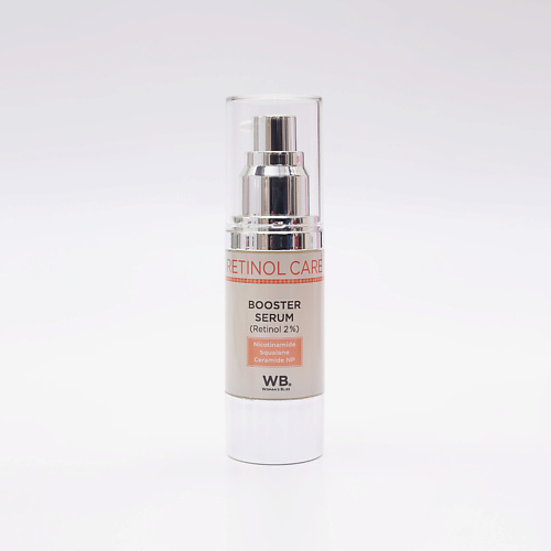 WOMAN`S BLISS Сыворотка-бустер с ретинолом 2% RETINOL CARE 30.0, Сыворотка-бустер с ретинолом 2% RETINOL CARE
WOMAN`S BLISS Сыворотка-бустер с ретинолом 2% RETINOL CARE 30.0, Сыворотка-бустер с ретинолом 2% RETINOL CARE