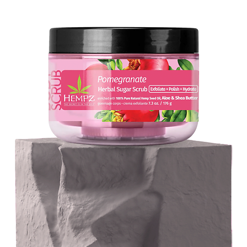 HEMPZ Скраб сахарный для тела Гранат /Pomegranate Sugar Scrub 176.0, Скраб сахарный для тела Гранат /Pomegranate Sugar Scrub
HEMPZ Скраб сахарный для тела Гранат /Pomegranate Sugar Scrub 176.0, Скраб сахарный для тела Гранат /Pomegranate Sugar Scrub