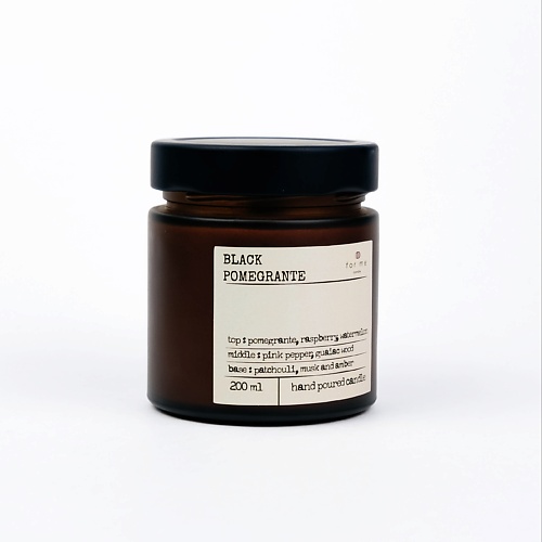 FOR ME CANDLE Ароматическая свеча с деревянным фитилем Black pomegrante 200, Ароматическая свеча с деревянным фитилем Black pomegrante
FOR ME CANDLE Ароматическая свеча с деревянным фитилем Black pomegrante 200, Ароматическая свеча с деревянным фитилем Black pomegrante
