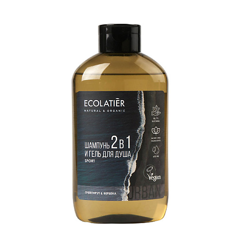 ECOLATIER Мужской гель для душа и шампунь 2 в 1 грейпфрут & вербена 600.0, Мужской гель для душа и шампунь 2 в 1 грейпфрут & вербена
ECOLATIER Мужской гель для душа и шампунь 2 в 1 грейпфрут & вербена 600.0, Мужской гель для душа и шампунь 2 в 1 грейпфрут & вербена