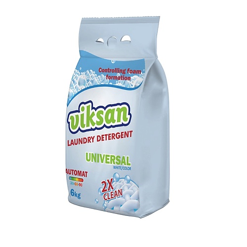 AQUASAN Стиральный порошок"VIKSAN" 2X CLEAN UNIVERSAL, Стиральный порошок"VIKSAN" 2X CLEAN UNIVERSAL
AQUASAN Стиральный порошок"VIKSAN" 2X CLEAN UNIVERSAL, Стиральный порошок"VIKSAN" 2X CLEAN UNIVERSAL