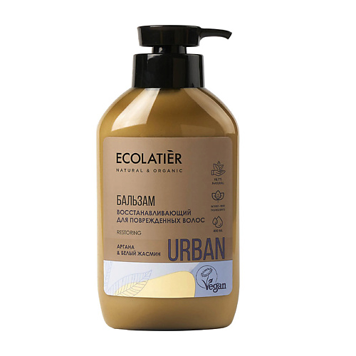 ECOLATIER Бальзам Восстанавливающий для поврежденных волос аргана & белый жасмин 400.0, Бальзам Восстанавливающий для поврежденных волос аргана & белый жасмин
ECOLATIER Бальзам Восстанавливающий для поврежденных волос аргана & белый жасмин 400.0, Бальзам Восстанавливающий для поврежденных волос аргана & белый жасмин