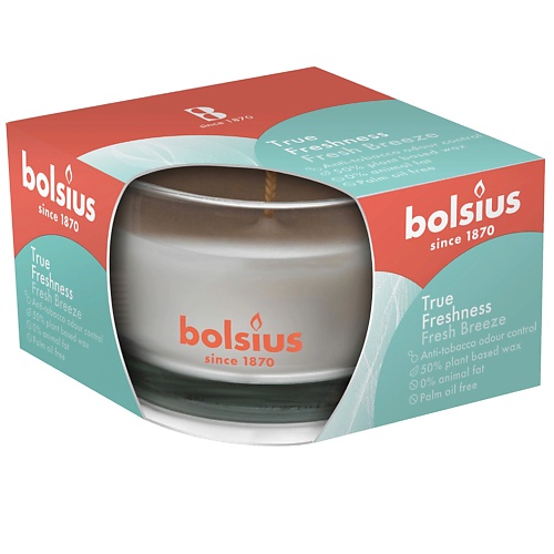 BOLSIUS Свеча в стекле ароматическая True freshness свежий бриз 302, Свеча в стекле ароматическая True freshness свежий бриз
BOLSIUS Свеча в стекле ароматическая True freshness свежий бриз 302, Свеча в стекле ароматическая True freshness свежий бриз