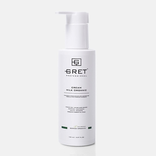 GRET Professional Несмываемое крем-молочко для всех типов волос CREAM-MILK ORGANIC 150.0, Professional Несмываемое крем-молочко для всех типов волос CREAM-MILK ORGANIC
GRET Professional Несмываемое крем-молочко для всех типов волос CREAM-MILK ORGANIC 150.0, Professional Несмываемое крем-молочко для всех типов волос CREAM-MILK ORGANIC