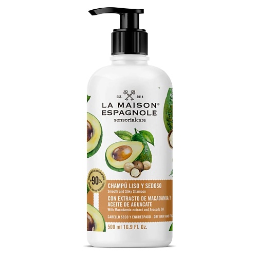 LA MAISON ESPAGNOLE Шампунь для кудрявых волос для придания гладкости Sensorialcare Smooth and Silky Shampoo, Шампунь для кудрявых волос для придания гладкости Sensorialcare Smooth and Silky Shampoo
LA MAISON ESPAGNOLE Шампунь для кудрявых волос для придания гладкости Sensorialcare Smooth and Silky Shampoo, Шампунь для кудрявых волос для придания гладкости Sensorialcare Smooth and Silky Shampoo