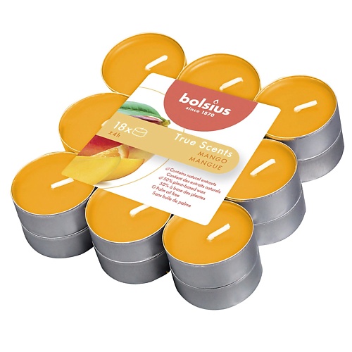 BOLSIUS Свечи чайные арома Bolsius True scents манго 245, Свечи чайные арома Bolsius True scents манго
BOLSIUS Свечи чайные арома Bolsius True scents манго 245, Свечи чайные арома Bolsius True scents манго