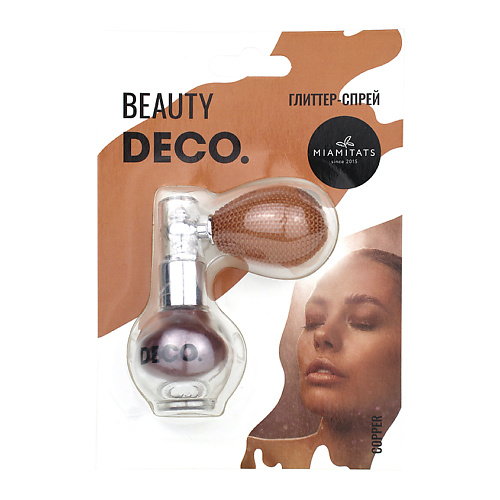 DECO. Глиттер-спрей для лица, тела и волос by Miami tattoos (Copper), Глиттер-спрей для лица, тела и волос by Miami tattoos (Copper)
DECO. Глиттер-спрей для лица, тела и волос by Miami tattoos (Copper), Глиттер-спрей для лица, тела и волос by Miami tattoos (Copper)