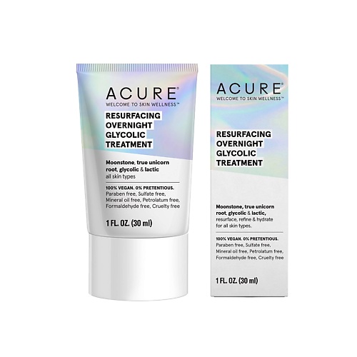 ACURE Крем для лица ночной гликолевая кислота и Корень единорога Resurfacing, Крем для лица ночной гликолевая кислота и Корень единорога Resurfacing
ACURE Крем для лица ночной гликолевая кислота и Корень единорога Resurfacing, Крем для лица ночной гликолевая кислота и Корень единорога Resurfacing