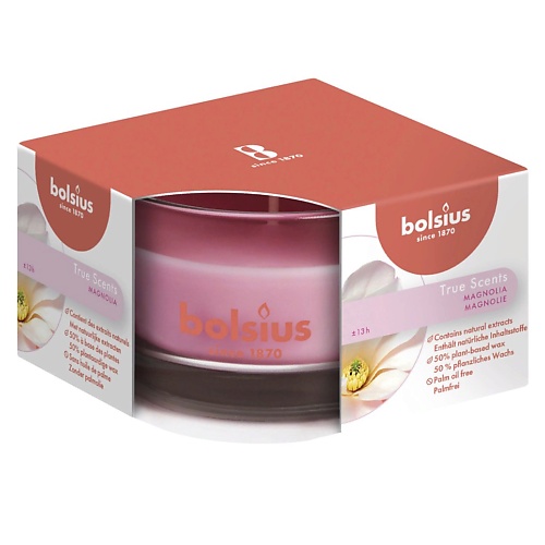 BOLSIUS Свеча в стекле арома True scents магнолия 302, Свеча в стекле арома True scents магнолия
BOLSIUS Свеча в стекле арома True scents магнолия 302, Свеча в стекле арома True scents магнолия