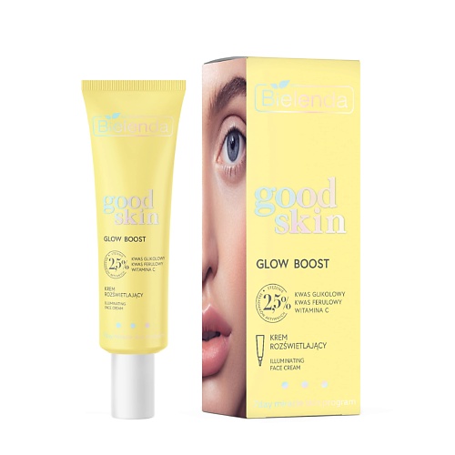 BIELENDA Крем с гликолевой кислотой GOOD SKIN GLOW BOOST 50.0, Крем с гликолевой кислотой GOOD SKIN GLOW BOOST
BIELENDA Крем с гликолевой кислотой GOOD SKIN GLOW BOOST 50.0, Крем с гликолевой кислотой GOOD SKIN GLOW BOOST