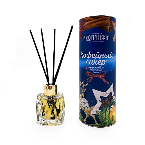 AROMATERIA Диффузор с палочками Кофейный ликер 50.0, Диффузор с палочками Кофейный ликер
AROMATERIA Диффузор с палочками Кофейный ликер 50.0, Диффузор с палочками Кофейный ликер