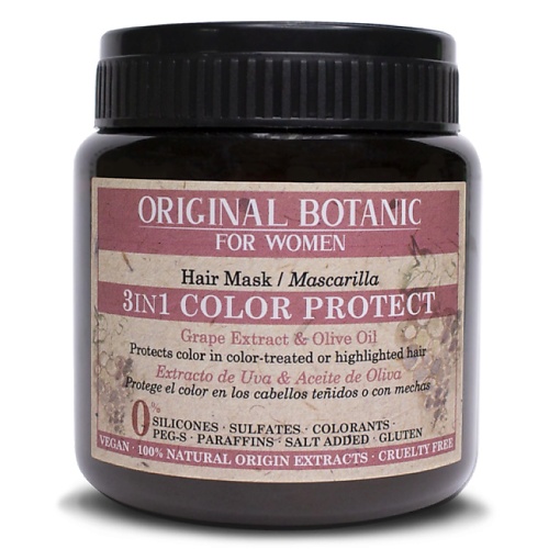 ORIGINAL BOTANIC Маска для волос после окрашивания Защита Цвета 3-в-1 Color Protect Hair Mask 3 In 1, Маска для волос после окрашивания Защита Цвета 3-в-1 Color Protect Hair Mask 3 In 1
ORIGINAL BOTANIC Маска для волос после окрашивания Защита Цвета 3-в-1 Color Protect Hair Mask 3 In 1, Маска для волос после окрашивания Защита Цвета 3-в-1 Color Protect Hair Mask 3 In 1