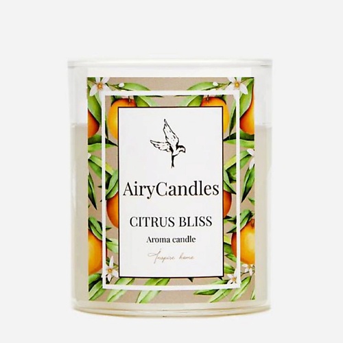 AIRYCANDLES Свеча ароматическая CITRUS BLISS с деревянным фитилем 190, Свеча ароматическая CITRUS BLISS с деревянным фитилем
AIRYCANDLES Свеча ароматическая CITRUS BLISS с деревянным фитилем 190, Свеча ароматическая CITRUS BLISS с деревянным фитилем