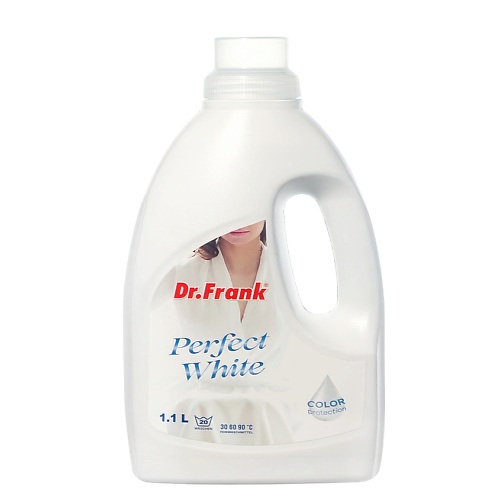 DR.FRANK Жидкое средство для стирки белого белья Perfect White, 100 стирок 1100.0, Жидкое средство для стирки белого белья Perfect White, 100 стирок
DR.FRANK Жидкое средство для стирки белого белья Perfect White, 100 стирок 1100.0, Жидкое средство для стирки белого белья Perfect White, 100 стирок