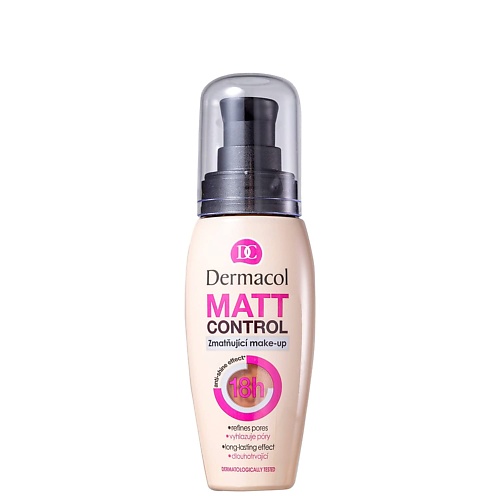 DERMACOL Матирующий тональный крем Matt Control 18h, Матирующий тональный крем Matt Control 18h
DERMACOL Матирующий тональный крем Matt Control 18h, Матирующий тональный крем Matt Control 18h