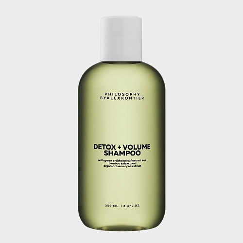 PHILOSOPHY BY ALEX KONTIER Хелатирующий шампунь уход для тонких волос и объема DETOX VOLUME SHAMPOO 250.0, Хелатирующий шампунь уход для тонких волос и объема DETOX VOLUME SHAMPOO
PHILOSOPHY BY ALEX KONTIER Хелатирующий шампунь уход для тонких волос и объема DETOX VOLUME SHAMPOO 250.0, Хелатирующий шампунь уход для тонких волос и объема DETOX VOLUME SHAMPOO