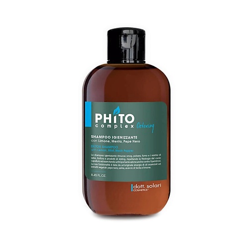 DOTT.SOLARI COSMETICS Шампунь для волос и восстановления баланса кожи головы PHITOCOMPLEX DETOX 250.0, Шампунь для волос и восстановления баланса кожи головы PHITOCOMPLEX DETOX
DOTT.SOLARI COSMETICS Шампунь для волос и восстановления баланса кожи головы PHITOCOMPLEX DETOX 250.0, Шампунь для волос и восстановления баланса кожи головы PHITOCOMPLEX DETOX