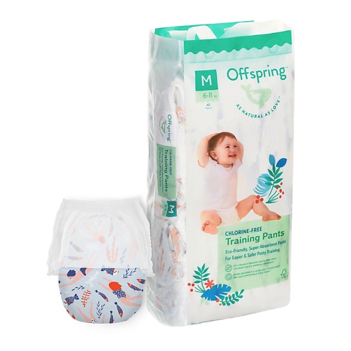 OFFSPRING Трусики-подгузники, M 6-11 кг Риф 42.0, Трусики-подгузники, M 6-11 кг Риф
OFFSPRING Трусики-подгузники, M 6-11 кг Риф 42.0, Трусики-подгузники, M 6-11 кг Риф