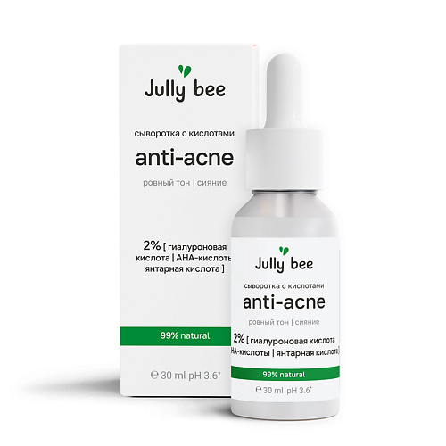 JULLY BEE Сыворотка-пилинг для лица с комплексом кислот Anti-acne, Сыворотка-пилинг для лица с комплексом кислот Anti-acne
JULLY BEE Сыворотка-пилинг для лица с комплексом кислот Anti-acne, Сыворотка-пилинг для лица с комплексом кислот Anti-acne