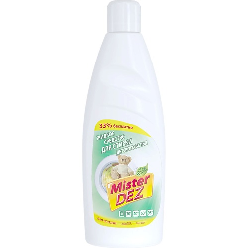 MISTER DEZ Eco-Cleaning Жидкое средство для стирки детского белья 1000, Eco-Cleaning Жидкое средство для стирки детского белья
MISTER DEZ Eco-Cleaning Жидкое средство для стирки детского белья 1000, Eco-Cleaning Жидкое средство для стирки детского белья