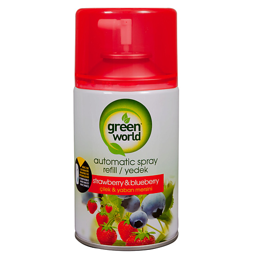 GREEN WORLD Освежитель воздуха (сменный баллон) Strawberry&blueberry 250.0, Освежитель воздуха (сменный баллон) Strawberry&blueberry
GREEN WORLD Освежитель воздуха (сменный баллон) Strawberry&blueberry 250.0, Освежитель воздуха (сменный баллон) Strawberry&blueberry