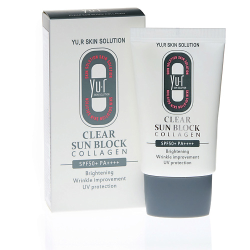 YU.R Солнцезащитный крем для лица Clear Sun Block Collagen 30.0, Солнцезащитный крем для лица Clear Sun Block Collagen
YU.R Солнцезащитный крем для лица Clear Sun Block Collagen 30.0, Солнцезащитный крем для лица Clear Sun Block Collagen