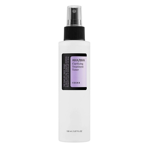 COSRX Тонер для лица с AHA/BHA кислотами AHA/BHA Clarifying Treatment Toner 150.0, Тонер для лица с AHA/BHA кислотами AHA/BHA Clarifying Treatment Toner
COSRX Тонер для лица с AHA/BHA кислотами AHA/BHA Clarifying Treatment Toner 150.0, Тонер для лица с AHA/BHA кислотами AHA/BHA Clarifying Treatment Toner