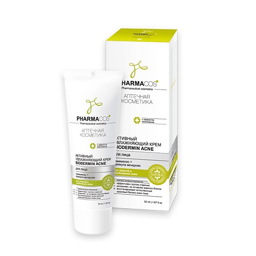 ВИТЭКС PHARMACos Активный увлажняющий крем для лица "Biodermin Acne" 50.0, PHARMACos Активный увлажняющий крем для лица "Biodermin Acne"
ВИТЭКС PHARMACos Активный увлажняющий крем для лица "Biodermin Acne" 50.0, PHARMACos Активный увлажняющий крем для лица "Biodermin Acne"