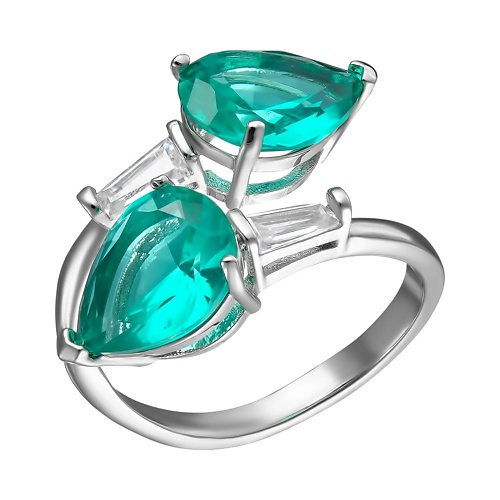 UVI JEWELLERY Серебристое безразмерное кольцо с кристаллами цвета Параиба, Серебристое безразмерное кольцо с кристаллами цвета Параиба
UVI JEWELLERY Серебристое безразмерное кольцо с кристаллами цвета Параиба, Серебристое безразмерное кольцо с кристаллами цвета Параиба
