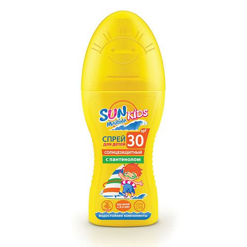 SUN MARINA KIDS Детский спрей для безопасного загара SPF 30 150.0, Детский спрей для безопасного загара SPF 30
SUN MARINA KIDS Детский спрей для безопасного загара SPF 30 150.0, Детский спрей для безопасного загара SPF 30