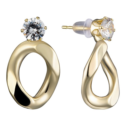 UVI JEWELLERY Золотистые серьги лаконичной формы с прозрачными кристаллами, Золотистые серьги лаконичной формы с прозрачными кристаллами
UVI JEWELLERY Золотистые серьги лаконичной формы с прозрачными кристаллами, Золотистые серьги лаконичной формы с прозрачными кристаллами