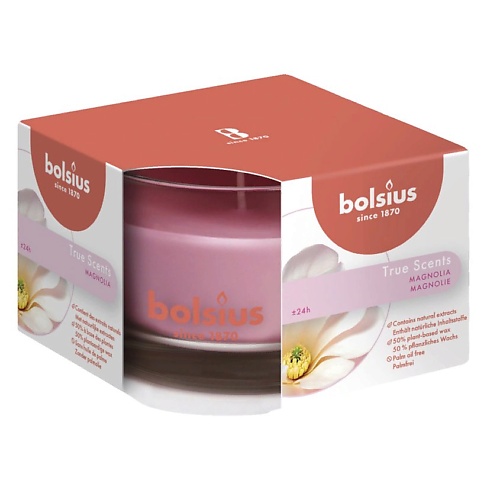 BOLSIUS Свеча в стекле арома True scents магнолия 435, Свеча в стекле арома True scents магнолия
BOLSIUS Свеча в стекле арома True scents магнолия 435, Свеча в стекле арома True scents магнолия