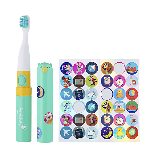 BRUSH-BABY Звуковая зубная щетка Go-Kidz Teal, от 3 лет, Звуковая зубная щетка Go-Kidz Teal, от 3 лет
BRUSH-BABY Звуковая зубная щетка Go-Kidz Teal, от 3 лет, Звуковая зубная щетка Go-Kidz Teal, от 3 лет