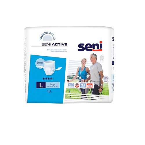SENI Впитывающие трусы Seni Active Large, Впитывающие трусы Seni Active Large
SENI Впитывающие трусы Seni Active Large, Впитывающие трусы Seni Active Large