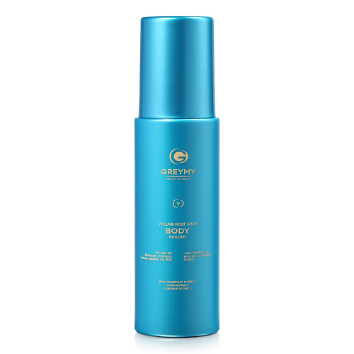 GREYMY Спрей для объема VOLUME ROOT SPRAY BODY BUILDER 150.0, Спрей для объема VOLUME ROOT SPRAY BODY BUILDER
GREYMY Спрей для объема VOLUME ROOT SPRAY BODY BUILDER 150.0, Спрей для объема VOLUME ROOT SPRAY BODY BUILDER