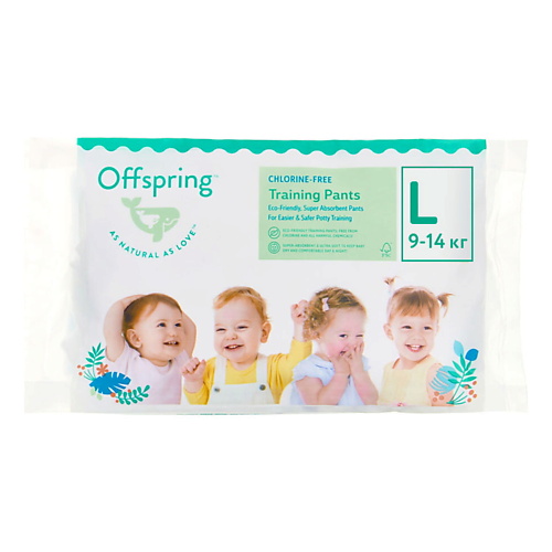 OFFSPRING Трусики-подгузники, Travel pack, L 9-14 кг 3.0, Трусики-подгузники, Travel pack, L 9-14 кг
OFFSPRING Трусики-подгузники, Travel pack, L 9-14 кг 3.0, Трусики-подгузники, Travel pack, L 9-14 кг
