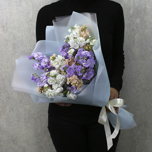 FLORPRO Букет из белой, кремовой и сиреневой маттиолы, Букет из белой, кремовой и сиреневой маттиолы
FLORPRO Букет из белой, кремовой и сиреневой маттиолы, Букет из белой, кремовой и сиреневой маттиолы