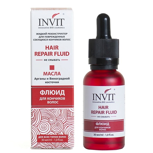 INVIT HAIR REPAIR Флюид для кончиков волос 30.0, HAIR REPAIR Флюид для кончиков волос
INVIT HAIR REPAIR Флюид для кончиков волос 30.0, HAIR REPAIR Флюид для кончиков волос