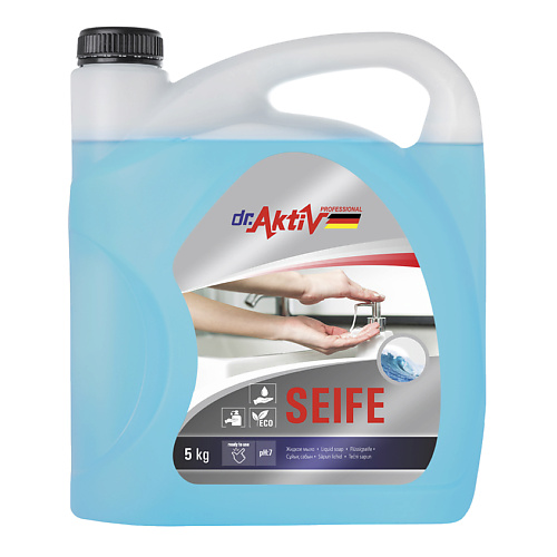 DR.AKTIV PROFESSIONAL Увлажняющее жидкое мыло с ароматом морской свежести SEIFE 5000.0, Увлажняющее жидкое мыло с ароматом морской свежести SEIFE
DR.AKTIV PROFESSIONAL Увлажняющее жидкое мыло с ароматом морской свежести SEIFE 5000.0, Увлажняющее жидкое мыло с ароматом морской свежести SEIFE