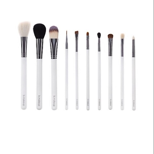 BMAKEUP Набор профессиональных кистей для макияжа Pro 10 White, Набор профессиональных кистей для макияжа Pro 10 White
BMAKEUP Набор профессиональных кистей для макияжа Pro 10 White, Набор профессиональных кистей для макияжа Pro 10 White