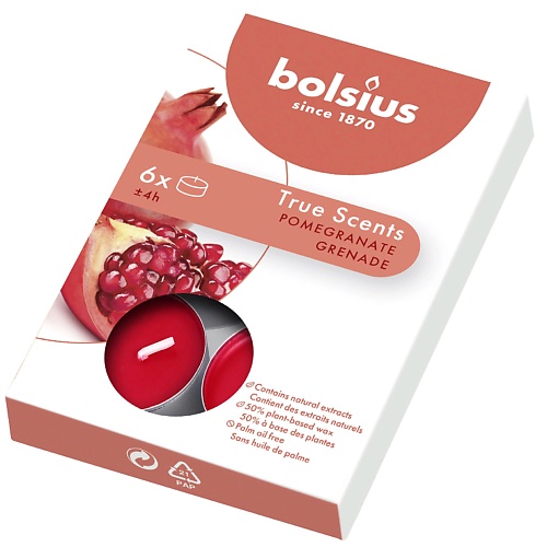 BOLSIUS Свечи чайные арома Bolsius True scents гранат, Свечи чайные арома Bolsius True scents гранат
BOLSIUS Свечи чайные арома Bolsius True scents гранат, Свечи чайные арома Bolsius True scents гранат