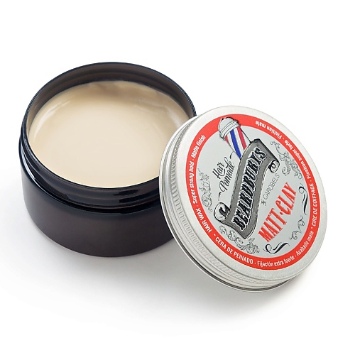 BEARDBURYS Матовая помада сильной фиксации для укладки волос WAX Matt-Clay 100.0, Матовая помада сильной фиксации для укладки волос WAX Matt-Clay
BEARDBURYS Матовая помада сильной фиксации для укладки волос WAX Matt-Clay 100.0, Матовая помада сильной фиксации для укладки волос WAX Matt-Clay