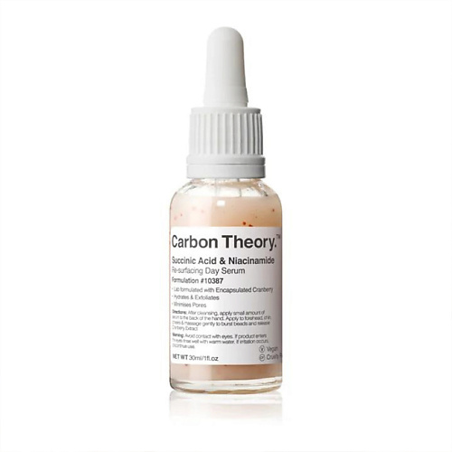 CARBON THEORY Сыворотка для лица выравнивающая Succinic Acid & Niacinamide Re-surfacing Day Serum, Сыворотка для лица выравнивающая Succinic Acid & Niacinamide Re-surfacing Day Serum
CARBON THEORY Сыворотка для лица выравнивающая Succinic Acid & Niacinamide Re-surfacing Day Serum, Сыворотка для лица выравнивающая Succinic Acid & Niacinamide Re-surfacing Day Serum