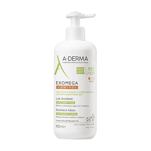 A-DERMA Смягчающий лосьон для лица и тела Exomega Control, Смягчающий лосьон для лица и тела Exomega Control
A-DERMA Смягчающий лосьон для лица и тела Exomega Control, Смягчающий лосьон для лица и тела Exomega Control